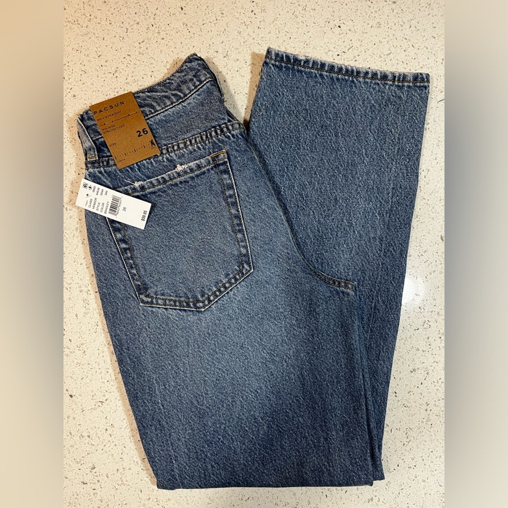 PacSun dipped front destroyed jeans
